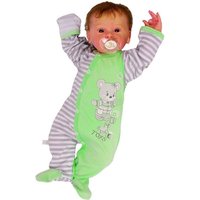 La Bortini Strampler Strampler Schlafoverall Baby Overall 50 56 62 68 74 80 86 Schlafanzug von La Bortini