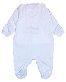 La Bortini Strampler & Hemdchen SET 50 56 62 68 74 NEU Weiß Shirt Taufe Baby Unisex (74) von La Bortini