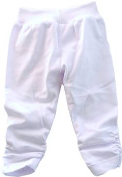 Legging Baby & Kinder Leggings Weiß Lang Sommer Hose Shorts (86) von La Bortini