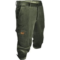 La Chasse® Cordhose Cord-Kniebundhose Herren Oliv/grün Knickerbocker mit Beintasche NEU von La Chasse