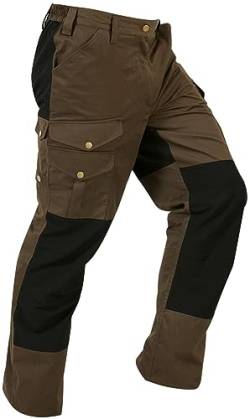 La Chasse® leichte Stretch-Funktionshose Kiruna Jagdhose Herren braun/schwarz Jägerhose wasserabweisend Dehnbund von Oefele Jagd von La Chasse