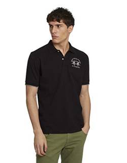 La Martina - Herren-Poloshirt Regular fit, Schwarz, Man von La Martina