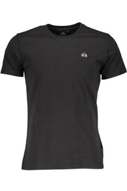 La Martina Herren Serge T-Shirt, Schwarz, XL von La Martina