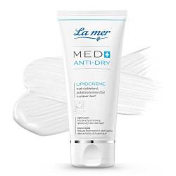 La mer MED+ Anti-Dry Lipidcreme - Stark rückfettende Creme für sehr trockene - Mindert trockenheitsbedingten Juckreiz - Beruhigend bei akuten Schub - Pflege bei Psoriasis oder Neurodermitis - 50 ml von La Mer
