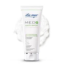 La mer MED+ Anti-Spot Schäumende Waschcreme - Milde Reinigung gegen unreine Haut - Befreit die Haut von störendem Glanz - Wirkt Talgregulierend und antibakteriell - Verbessert das Hautbild - 100 ml von La Mer