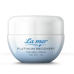 La mer Platinum Recovery | Pro Cell Cream Tag 50 ml | Regenerierende Anti-Aging Pflege mit glättenden Peptiden | Ohne unnötige Zusatzstoffe von La Mer