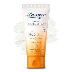 La mer Sun Protection Sun Cream LSF 30 - Sonnenschutz für das Gesicht mit Anti Aging Effekt - Feuchtigkeitsspendende Sonnencreme - Für alle Hauttypen - 50 ml von La Mer