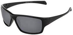 La Optica B.L.M. Sonnenbrille UV400 CAT 3 Unisex Damen Herren Sportbrille Fahrradbrille Angeln - Schwarz (Gläser: POLARISIERT Grau) von La Optica B.L.M.