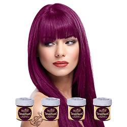 4 x La Riche Directions Semi-Perm Hair Colour Dark Tulip (ALL COLOURS Avail) 4x 88ml by La Riche von La Riche Directions