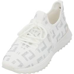 La Strada Damen Low Sneaker Weiß Textil - luftiges Mesh, 11-Deutsch:37, Color:weiß von La Strada
