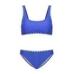 La-V Mädchen Bikini Zweiteilig Meerblau B194/Größe 128/134 von La-V