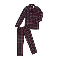 La-V Mädchen Pyjama Aubergine N38/Größe 152/158 von La-V