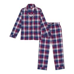 La-V Mädchen Pyjama Red-Blue MH25/Größe 152/158 von La-V