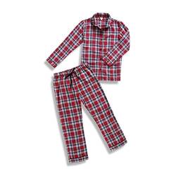 La-V Mädchen Pyjama Rot Traditionell Kariert N35/Größe 152-158 von La-V