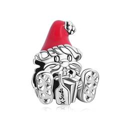 LaMenars Cartoon Weihnachten Charm for 925 Sterling Silver Perlen für Mädchen Geschenke für Frauen Halskette & Armband von LaMenars