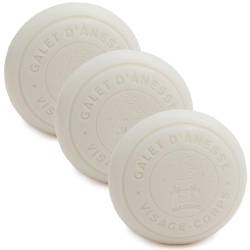 Label Provence Kieselseife, Körper- und Gesichtsmaske, hergestellt mit Bio-Eselsmilch, Eselsmilchduft, 110 g, Set mit von Label Provence