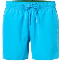 LACOSTE Herren Badeshorts blau Mikrofaser unifarben von Lacoste