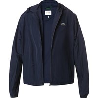 LACOSTE Herren Blouson blau Mikrofaser unifarben von Lacoste