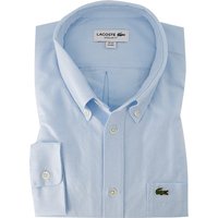 LACOSTE Herren Hemd blau Baumwolle von Lacoste