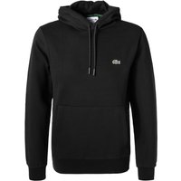 LACOSTE Herren Hoodie schwarz Baumwolle unifarben von Lacoste