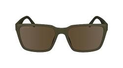 LACOSTE Herren L6011S Sonnenbrille, Brown/Khaki, Einheitsgröße von Lacoste