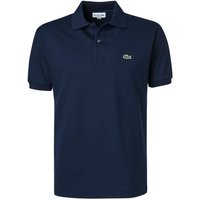 LACOSTE Herren Polo-Shirt blau Baumwoll-Piqué Classic Fit von Lacoste