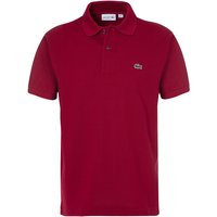 LACOSTE Herren Polo-Shirt rot Baumwoll-Piqué Classic Fit von Lacoste