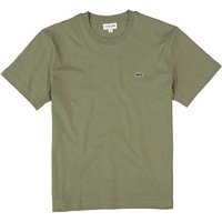 LACOSTE Herren T-Shirt grün Baumwolle Classic Fit von Lacoste