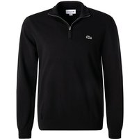 LACOSTE Herren Pullover schwarz unifarben Classic Fit von Lacoste