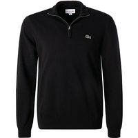 LACOSTE Herren Pullover schwarz unifarben Classic Fit von Lacoste