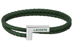 Lacoste 2040151 Herrenarmband Swarm Leder Grün von Lacoste