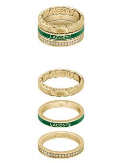 Lacoste 2040282 Damenring Trila Goldfarben/Grün von Lacoste