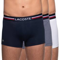 Lacoste 3-er Set Trunks Blau & Weiß von Lacoste