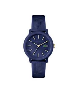 Lacoste Analog Quarzuhr für Damen mit Marinblaues Silikonarmband - 2001271 von Lacoste