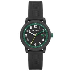 Lacoste Analog Quarzuhr für Kinder mit Schwarzes Silikonarmband - 2030042 von Lacoste