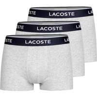 Lacoste Boxer Short 3er Pack Herren in silber, Größe: XXL von Lacoste