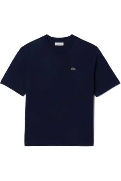 Lacoste Classic Fit Damen T-Shirt navy, Einfarbig von Lacoste