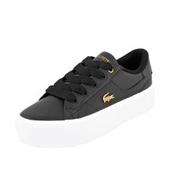 Lacoste Damen 45cfa0013 Vulcanized Sneaker, Blk Wht, 37 EU von Lacoste