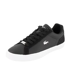 Lacoste Damen 45cfa0047 Vulcanized Sneaker, BLK SLV, 41 EU von Lacoste