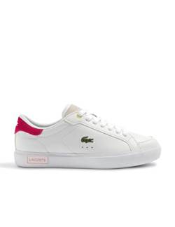 Lacoste Damen 46sfa0018 Sneaker, Wht Pnk, 39.5 EU von Lacoste