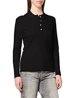 Lacoste Damen Langarm Slim Fit Poloshirt Schwarz 38 von Lacoste