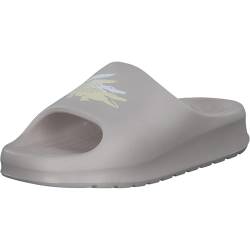 Lacoste Damen Pantoletten Serve Slide 2.0 123 1 CFA, Frauen Slipper,Schlupfschuhe,schluepfschuhe,Slides,Slip-ons,Mules,Offwhite (18C),39.5 EU / 6 UK von Lacoste