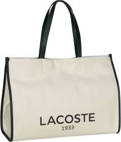 Lacoste Heritage Canvas L Shopping Bag 4342  in Beige (18.8 Liter), Shopper von Lacoste