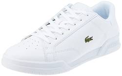 Lacoste Herren 41SMA0018 Sneakers, Wht/Wht, 46 EU von Lacoste