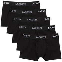 Lacoste Herren 5H5203 Unterwäsche, Noir, M, Pack of 5 von Lacoste