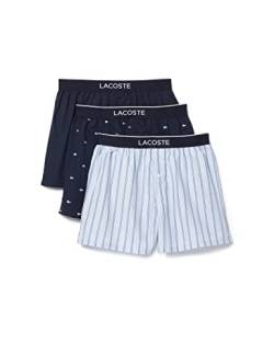 Lacoste Herren 7:3406 Underwear Boxershorts, Navy Blue/Overview-Navy B, M von Lacoste
