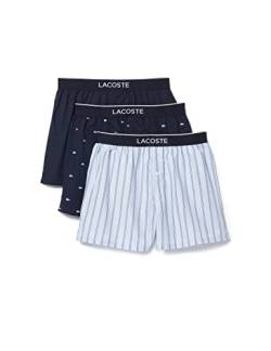 Lacoste Herren 7:3406 Underwear Boxershorts, Navy Blue/Overview-Navy B, S von Lacoste