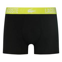 Lacoste Herren Boxershorts 5H1308, Männer Untershose,Pants,Shorts,Unterwäsche,Basic,kurz,Regular Fit,Schwarz,L von Lacoste