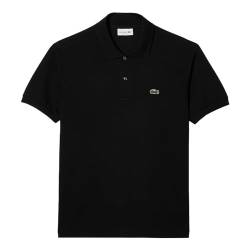 Lacoste Herren Kurzarmshirt T-Shirt Piqué-Shirt mit Polokragen Poloshirt, Farbe:Schwarz, Größe:XL, Artikel:-031 Black von Lacoste