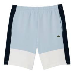 Lacoste Herren Kurze Hose Shorts Jogginghose Sporthose Jogger Shorts, Farbe:Mehrfarbig, Artikel:-IHI bleu clair-J2g / bleu marin, Größe:2XL von Lacoste